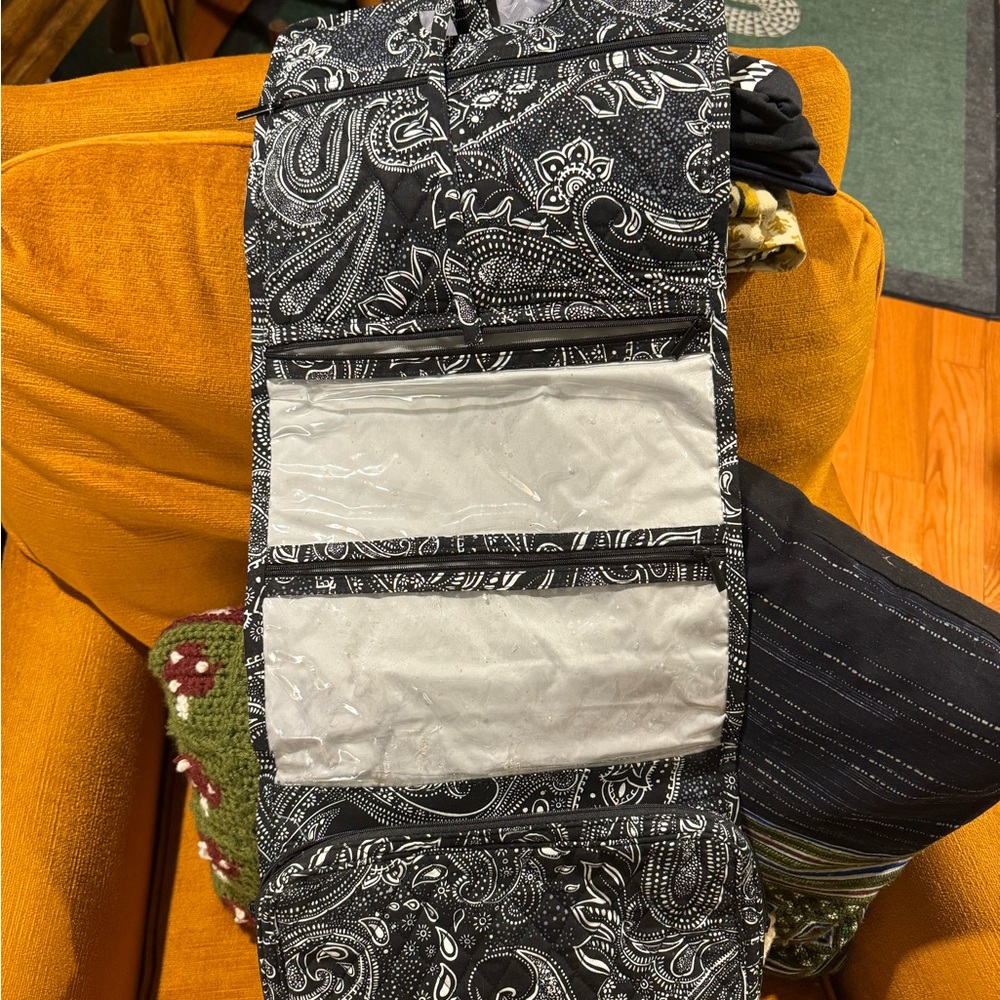 Vera Bradley foldable toiletries kit